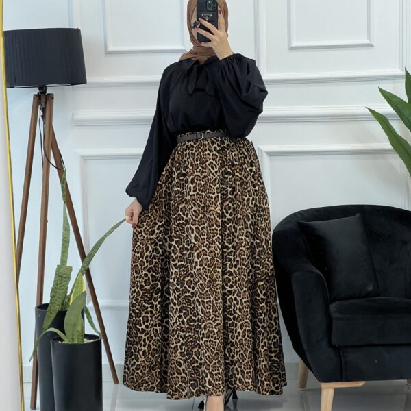 Jupe leopard