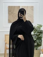 Abaya black ranim – Image 3