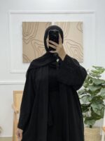 Abaya black ranim – Image 4