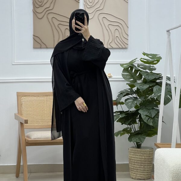 Abaya black ranim